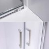 Obdélníkový sprchový kout HYD-OK103C 120x80 chrom/transparent - bez vaničky