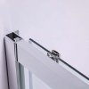 Obdélníkový sprchový kout HYD-OK103C 120x80 chrom/transparent - bez vaničky