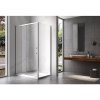 Obdélníkový sprchový kout HYD-OK103C 120x80 chrom/transparent - bez vaničky