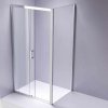 Obdélníkový sprchový kout HYD-OK103B 110x80 chrom/transparent - bez vaničky