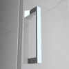 Obdélníkový sprchový kout HYD-OK103B 110x80 chrom/transparent - bez vaničky