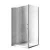 Obdélníkový sprchový kout HYD-OK103B 110x80 chrom/transparent - bez vaničky