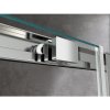 Posuvné sprchové dveře HYD-PD14C 120 chrom/transparent pro instalaci do niky - bez vaničky