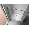 Posuvné sprchové dveře HYD-PD14E 140 chrom/transparent pro instalaci do niky - bez vaničky