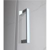 Posuvné sprchové dveře HYD-PD14E 140 chrom/transparent pro instalaci do niky - bez vaničky