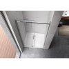Posuvné sprchové dveře HYD-PD09E 140 chrom/transparent pro instalaci do niky - bez vaničky