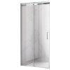 Posuvné sprchové dveře HYD-PD09E 140 chrom/transparent pro instalaci do niky - bez vaničky