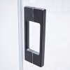 Jednokřídlé sprchové dveře MI PIV pro instalaci do niky (ROTH-Varianta šířka: 80 cm, orientace: Uni - (MI PIV 080200 VPE), ROTH-Profily profily: brillant, výplň: transparent)