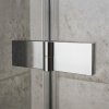 Jednokřídlé sprchové dveře REA ATLAS LEVÉ 80 cm, chrom - bez vaničky