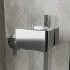 Jednokřídlé sprchové dveře REA ATLAS LEVÉ 120 cm, chrom - bez vaničky