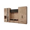 Obývací stěna MALE 320 AB, dub artisan/černá