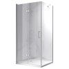Obdélníkový sprchový kout HYD-OK20C 90x80 chrom/transparent - bez vaničky