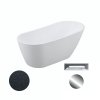 Akrylátová volně stojící vana Melody Glam G 150x80 (170x80)