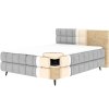 Čalouněná postel Sabeno s úložným prostorem