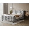 Čalouněná postel Sabeno s úložným prostorem (Materiál potahu Calmora 04 - světle šedá, Rozměr 140x200)