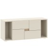 Komoda k posteli LENS BED BOX 2S, béžová