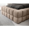 Čalouněná postel Dizzle s úložným prostorem (Materiál potahu Jaffray 18 - béžová, Rozměr 90x200)