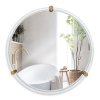 Zrcadlo ⌀70 cm s vyhříváním a regulovatelným LED osvětlením HOM-06911, transparent