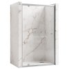 Jednokřídlé sprchové dveře REA PRIMO SWING 80 cm, chrom/transparent - bez vaničky
