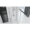 3-stěnný obdélníkový sprchový kout REA RAPID SWING 120 x 80/zástěna cm, chrom/transparent - bez vaničky