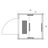 SAUNA SUCHA INFRARED NISKOTEMPERATUROWA ALTA1 CRB 1 2 OSOBOWA 90 90 CM %5B158228%5D 1200