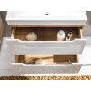 Koupelnová skříňka pod umyvadlo Aruba White 80 dub craft/bílá