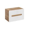 Koupelnová skříňka pod umyvadlo Aruba White 80 dub craft/bílá
