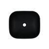 Keramické umyvadlo na desku UN-NIKA-MB, černá mat