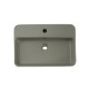 Keramické umyvadlo na desku TRUST 2 OLIVER GREEN, zelená