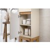 Doplňková koupelnová skříňka nízká Bali Cashmere 35 kašmír/dub wotan