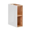Spodní rozšiřovací díl pro umyvadlové skříňky s deskou Capri White 20 bílá/dub zlatý craft