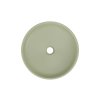 Keramické umyvadlo na desku RIVER 1 OLIVE GREEN MATT UN 40, zelená