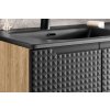 Koupelnová skříňka pod umyvadlo Luxor Black 60 černá/dub olejovaný