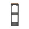 Spodní rozšiřovací díl pro umyvadlové skříňky s deskou Monako Grey Oak 20 šedá