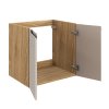 Koupelnová skříňka pod umyvadlo Ocean Beige 60 béžová/dub olejovaný