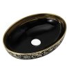 UMYWALKA NABLATOWA CERAMICZNA OWALNA KINI BL MOD6 500 CZARNY ZLOTY POLYSK 50 37 CM %5B165938%5D 1200