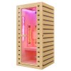 SAUNA SUCHA INFRARED NISKOTEMPERATUROWA TROMSO1 1 OSOBOWA 90 90 CM 230 V %5B160581%5D 1200