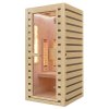 SAUNA SUCHA INFRARED NISKOTEMPERATUROWA TROMSO1 1 OSOBOWA 90 90 CM 230 V %5B160580%5D 1200