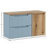 Koupelnová skříňka pod deskové umyvadlo s košem na prádlo Nova Denim/Coast Evoke 100 denim/dub coast evoke