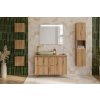 Koupelnová skříňka pod deskové umyvadlo s košem na prádlo Nova Coast Evoke 100 dub coast evoke