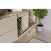 Koupelnová skříňka pod deskové umyvadlo s košem na prádlo Dalia Cashmere 100 kašmír