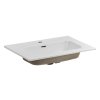 Nábytkové keramické umyvadlo GO 70/DP-8095, 71x46 cm, bílá lesklá