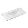 Nábytkové keramické umyvadlo SKY 3 80CM DP, 81x40 cm, bílá lesklá