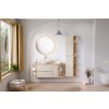 Koupelnová skříňka pod deskové umyvadlo set Dalia Cashmere 120 kašmír/dub cremona