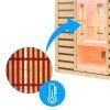 Infrasauna Relax HYD-6713 153x110, 3-4 osoby