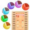 Infrasauna Relax HYD-6714 180x150, 3-4 osoby