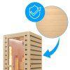 Infrasauna Relax HYD-6714 180x150, 3-4 osoby