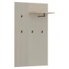 Věšákový panel 85, šedohnědá Taupe/dub silverjack, DOMCA