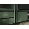 Vitrína, smoke zelená/černá, LONGY REG1W2S