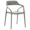 Stohovatelná židle, šedá, ALFIO